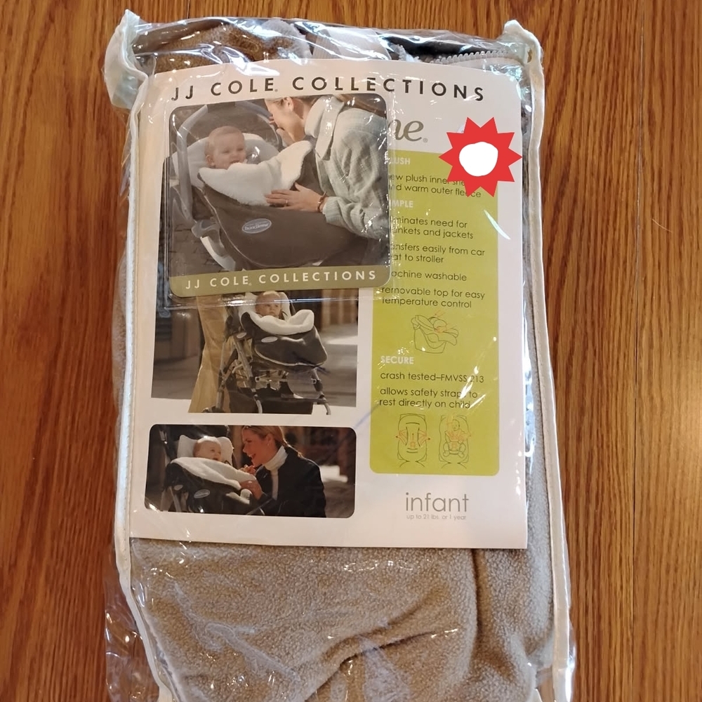 JJ Cole Infant Car Seat Cover - Cream